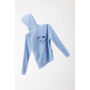 IQONIQ Rila lichtgewicht gerecycled katoen hoodie, sky blue (XXXL)