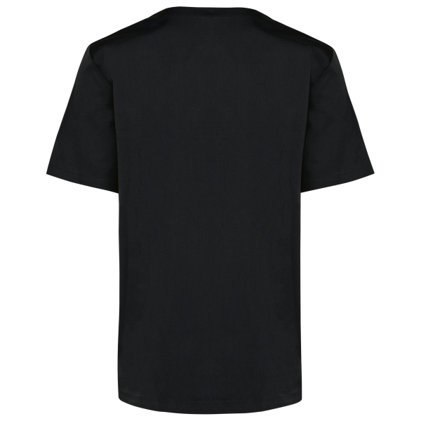 Unisex tuniek met korte mouwen van polykatoen Black 3XL Unisex tuniek met korte mouwen van polykatoen Black 3XL