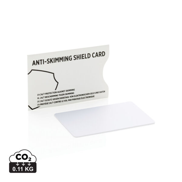 Anti-skimming beschermkaart met actieve stoorzender chip Anti-skimming beschermkaart met actieve stoorzender chip