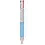 Balpen Deborah | Gerecycled karton en tarwestro | 4 kleuren - lichtblauw