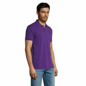 PRIME MEN - PRIME heren polo 200g - 4XL - Donker Paars