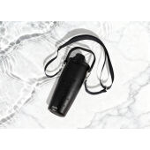 Avira Ayala RCS R-RVS duosip afsluitbare crossbody tumbler, zwart