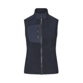 Bonded fleece vest | women - Navy, S