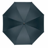 RAYNA - 27" auto paraplu houten greep - Blauw