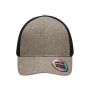 6 Panel Mesh Cap Melange brown melange/black one size 6 Panel Mesh Cap Melange brown melange/black one size