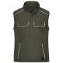 Workwear Softshell Vest - SOLID - olive L