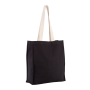 Shopper met plooi Black One Size