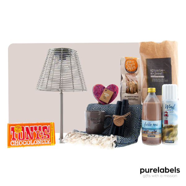 Kerstpakket Lichtpuntje | Met duurzaam hip lampje | Duurzaam kerstpakket