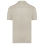Herenoverhemd met korte mouwen van linnen Linen Sand S