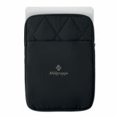 KLYRO - Nylon laptophoes 15" - Zwart