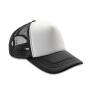 DETROIT 1/2 MESH TRUCKERS CAP, BLACK/WHITE, One size, RESULT