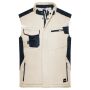 Craftsmen Softshell Vest - STRONG - stone/black 4XL
