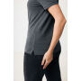 IQONIQ Yosemite gerecycled katoen pique polo, heather anthracite (M)