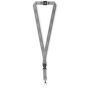 Afneembare polyester keycord met reflecterende overlay