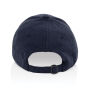 Milo AWARE™ recycled heather 6 paneel cap 200gr, donkerblauw