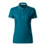 Polo Shirt women's Perfection plain petrol S
