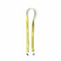 Polyester Pantone-gematchte zeefdruk keycord met 2 clips