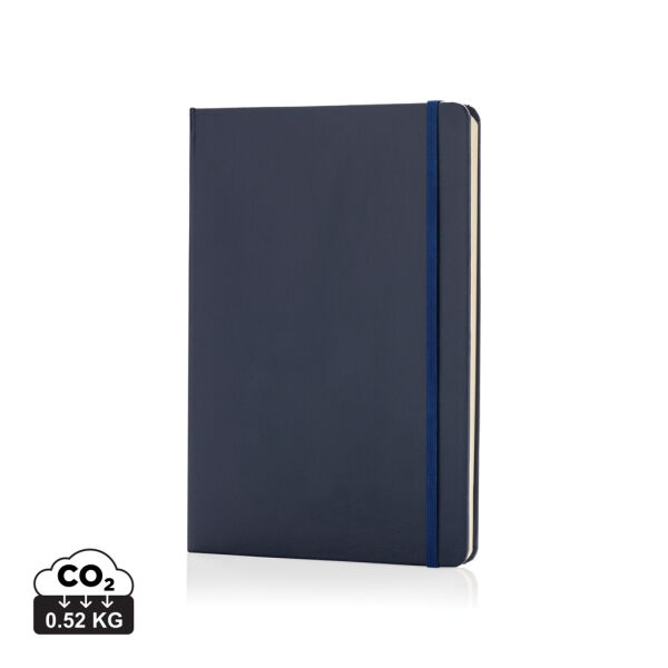 A5 hardcover notitieboek, donkerblauw A5 hardcover notitieboek, donkerblauw