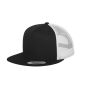 RETRO TRUCKER CAP, BLACK/WHITE, One size, FLEXFIT