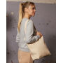 Canvas Wide Shopper LH - Natural - M (39x35x12cm)