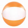 Opblaasbare PVC strandbal  ATLANTIC SHINY oranje, wit