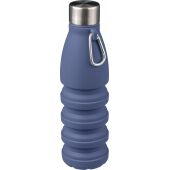 Siliconen opvouwbare drinkfles Erin 550 ml blauw