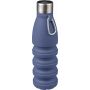 Siliconen opvouwbare drinkfles Erin 550 ml blauw