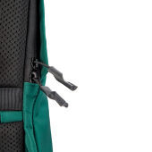 Bobby Soft, anti-diefstal rugzak, forest green, zwart