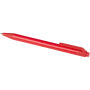 Chartik monochromatische balpen van gerecycled papier met matte afwerking (zwarte inkt) - Rood