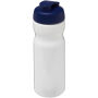 H2O Active® Base 650 ml sportfles met flipcapdeksel - Wit/Blauw