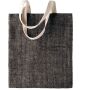 100% Natuurlijke Jute Tas natural/black one size
