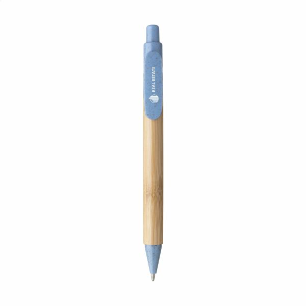 Bamboo Wheat Pen Kugelschreiber aus Weizenstroh - hellblau Bamboo Wheat Pen Kugelschreiber aus Weizenstroh - hellblau