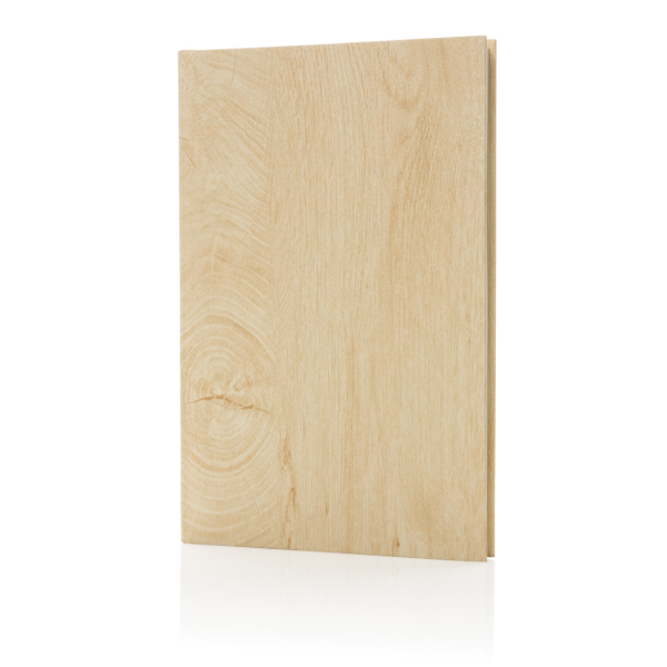 Notitieboek met houtprint A5