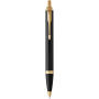 Parker IM balpen (blauwe inkt) - Zwart/Goud