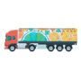 Trucker 15 - liniaal van 15 cm, vrachtwagen