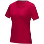 Azurite dames T-shirt met korte mouwen biologisch textiel - Rood - XS