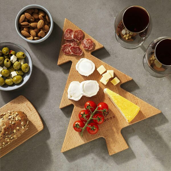 Bowls en Dishes - Puur Hout - Kerstboom serveerplank - houtbruin Bowls en Dishes - Puur Hout - Kerstboom serveerplank - houtbruin