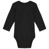Baby body van biologisch katoen Black 36M