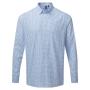 Maxton Check Long Sleeve Shirt, Light Blue/White, 3XL, Premier