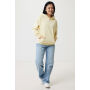 IQONIQ Yengo recycled katoen hoodie met steekzakken, cream yellow (L)