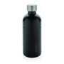 Soda RCS gecertificeerde gerecycled rvs drinkfles, zwart