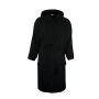 Bathrobe Hooded - Black