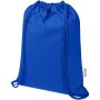 Peru Blend 180 g/m² GRS recycled drawstring bag 5L - Royal blue