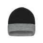 Reversible Beanie black/grey-heather