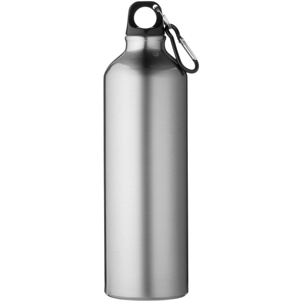 Oregon 770 ml RCS certified recycled aluminium water bottle with carabiner - Silver