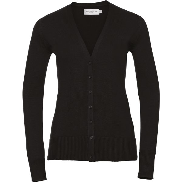 Ladies' gebreid vest met V-hals
