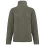 Enzo - Fleece met ritskraag Green Marble Heather 4XL