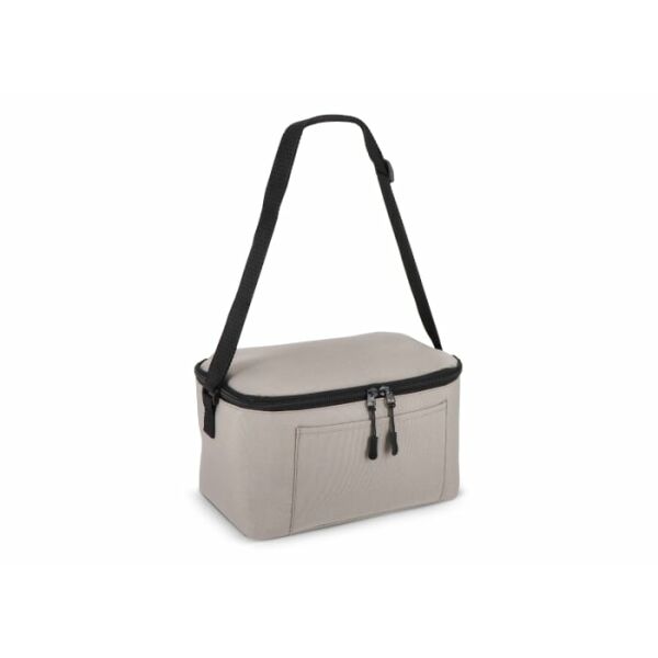 600D gerecycled PET koeltas voor 6 blikjes 25 x 14.5 x 15.5 cm 5 L - Grijs 600D gerecycled PET koeltas voor 6 blikjes 25 x 14.5 x 15.5 cm 5 L - Grijs