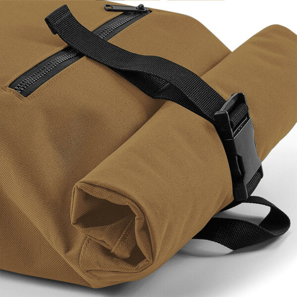 Roll-Top Backpack - Black - One Size Roll-Top Backpack - Black - One Size