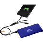 SCX.design P15 5000 mAh powerbank met oplichtend logo - Reflex blue